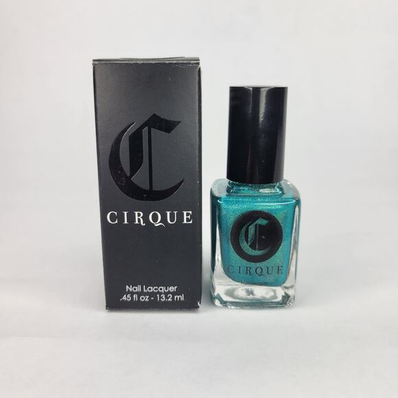 Cirque Nail Polish "Cerrillos" NEW Blue Glitter Shimmer Holo Iridescent Lacquer - Picture 2 of 8